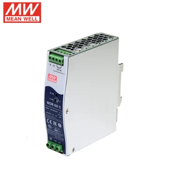 

MEAN WELL WDR-60-5 50W 5V Ultra Wide Input Industrial DIN Rail Power Supply 180-550V AC to 5V DC 10A Industrial Power Unit