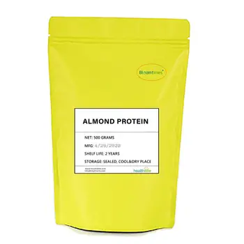 

Pure Natural Almonds Protein Powder Amygdalin Unflavored Non-GMO Vegan Almond Flour Protein Powder No Added Suga