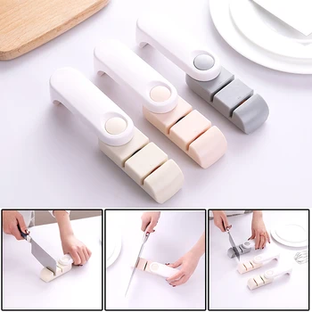 

Kitchen Cutter Sharpener Tool Helps Repair Restore and Polish Blades Double Grooves Sharpener Gadgets YE-Hot