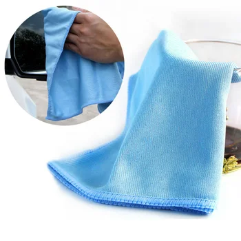 

5pc/set Microfiber Towel Car Wash 30x30cm Cloth Auto Cleaning Door Window Care Strong Water Absorption Home Automobile Accessory