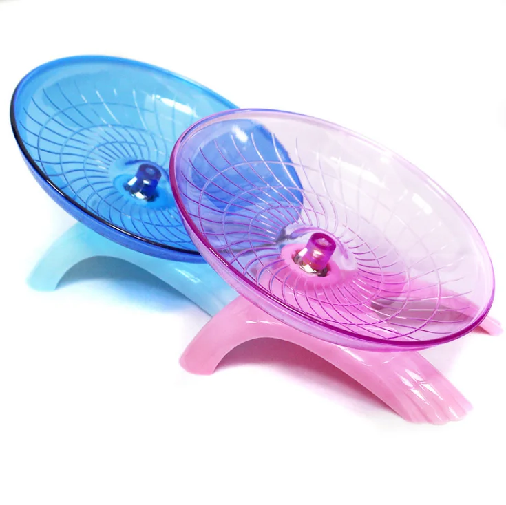 Домашнее животное хомяк летающая тарелка Упражнение колесо Хомяк Мышь диск для бега игрушечная клетка аксессуары