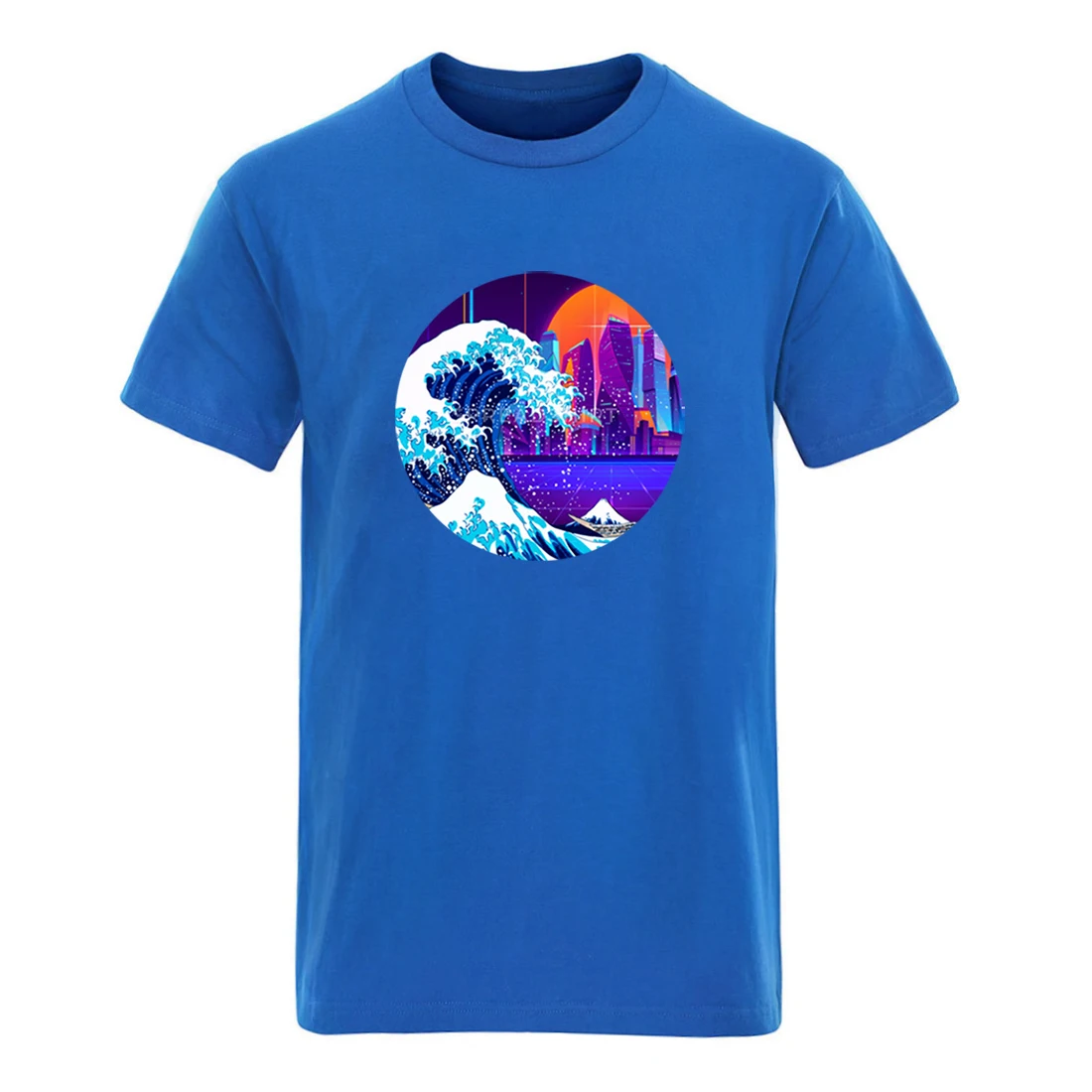 

Horse Printing Round Neck Short Sleeve Men's T shirt Summer Harajuku Brand Clothing Tops Retro S-3XL 2020 Black Ropa De Hombre