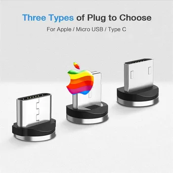 

Magnetic micro adapter head for iPhone Samsung Huawei mobile phone dust plug charging connector for single pin magnetic cable