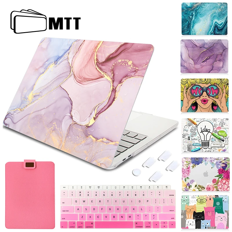 Mtt Laptop Case For Macbook Air 13 M1 Pro 13 14 15 16 Inch Touch Bar Id