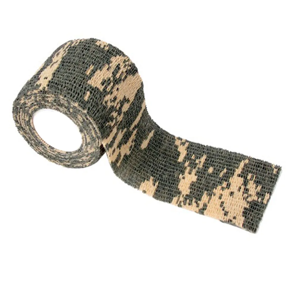 Outdoor Camo Bicycle Sticker Masquerading Camping Camouflage Stealth Duct Tape Adhesive Wrap