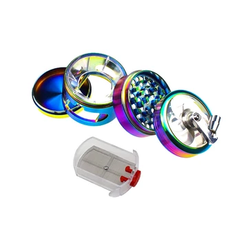 

Hand Drawer Metal Cigarette Smoke Grinder Colorful Grinder Grinder Gadget