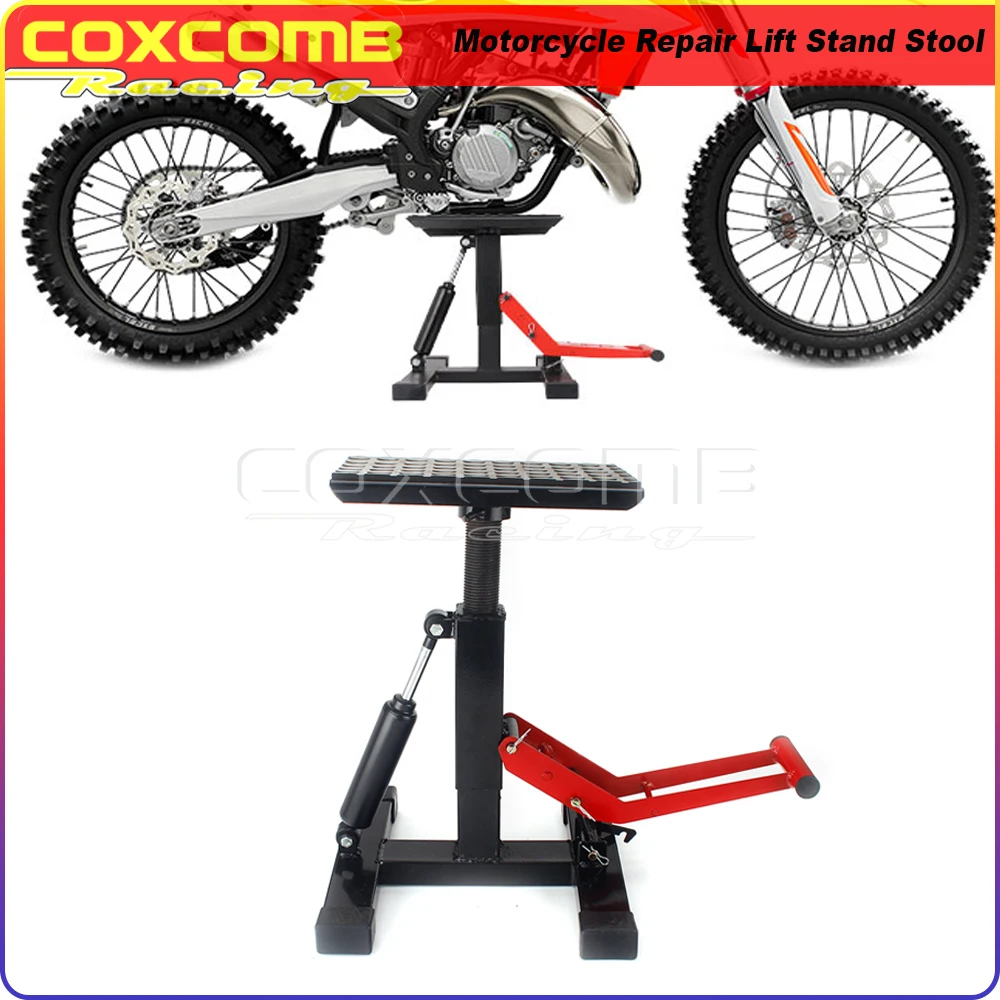 Motorbike Lifts Hydraulic motorcycle Lift Stand Height Adjustable Lifting Stand Max Load 150 kg 