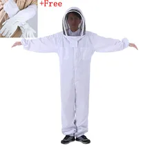 Унисекс полный костюм пчеловода, одежда, комбинезон, вуаль, защитное оборудование с перчатками