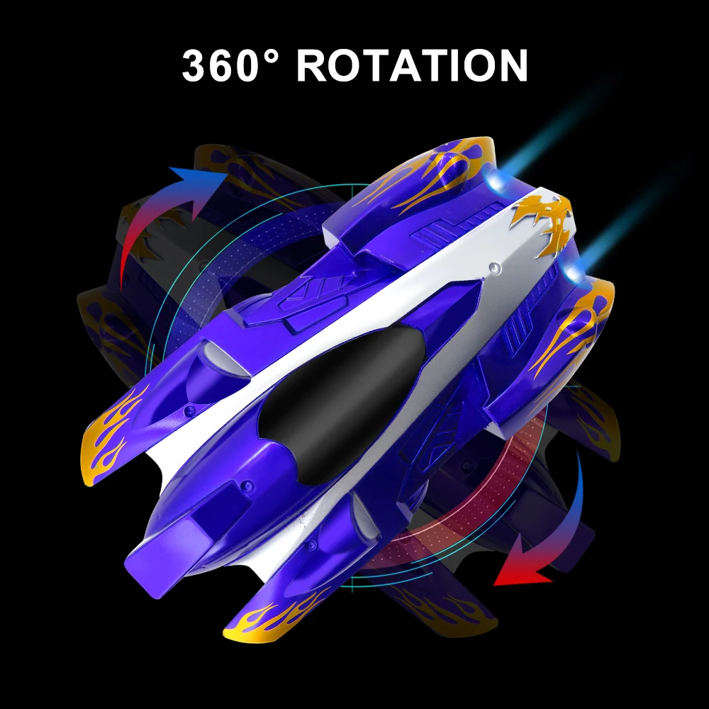 Радиоуправляемый мини-автомобиль освещение стены скалолазание Гравитация инфракрасный пульт дистанционного управления автомобили игрушки