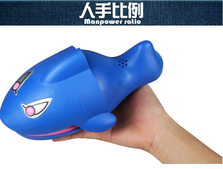 Megalodon Bite Finger акула игрушка зубами укус игра трюк звук и светильник для отдыха вечерние настольные игры