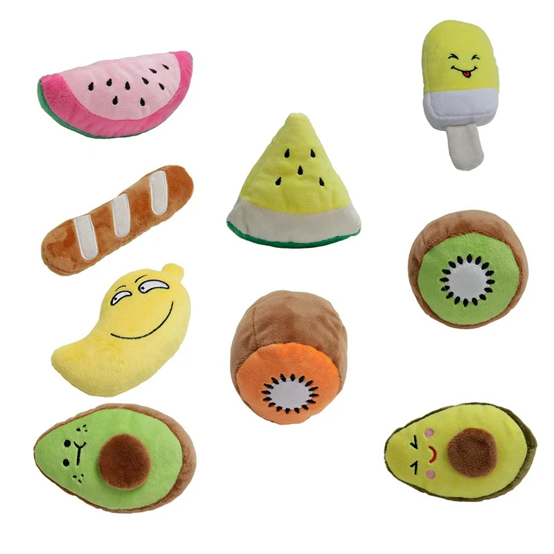 1 шт. милые плюшевые скрипучие игрушки для коврик для собак обучающая игрушка маленькие собаки интерактивные звуковые игрушки