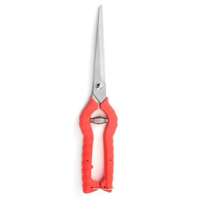 HDL Garden Tools Flowers Bonsai Scissors Stainless Steel Pruning Shears Can Be Used For Fruit Picking In The Orchard Long 24CM