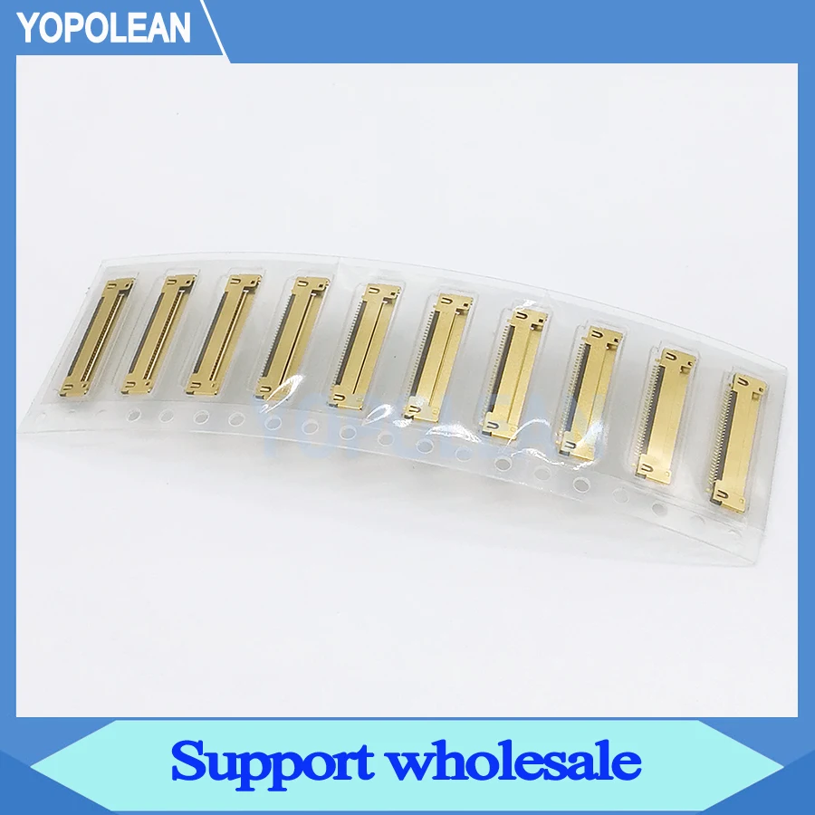 50 шт. Новый Золотой ЖК LED LVDS Кабельный разъем 20474 030E 11 для Macbook Pro 13 &quotA1278 A1342 2008 2012|lvds