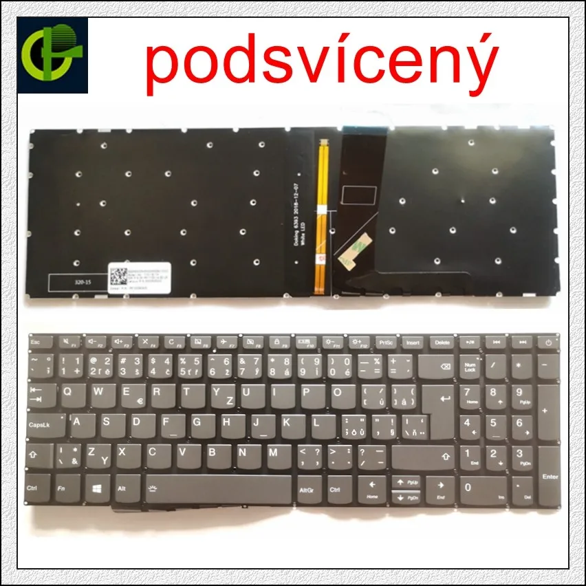 Чешская клавиатура с подсветкой для Lenovo IdeaPad 320-17AST 320-17IKB 320-17ISK 320-17ABR 330-15IKB 330-17IKB 330-15