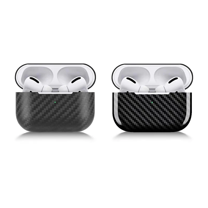 Cena Prawdziwe włókno węglowe 100% Slim 0.6mm Thiness Fit skóra ochronna obudowa Case dla Apple AirPod Pro