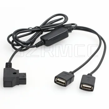 

D-Tap to Double USB 5V 2A Conversion Power Cable for Mobile Phone iPad or Pad Device