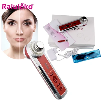 

2017 New Arrival Beauty Machine 4in1 Photon Ultrasonic LED Electric Facial Ionic Vibration Massager Body Face Beauty Skin Care