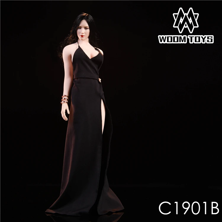 WOOM TOYS C1901 1/6 масштаб ada Wong платье набор Модельное платье Красный ковер вечернее платье подходит для женщин тело женщина голова Лепка