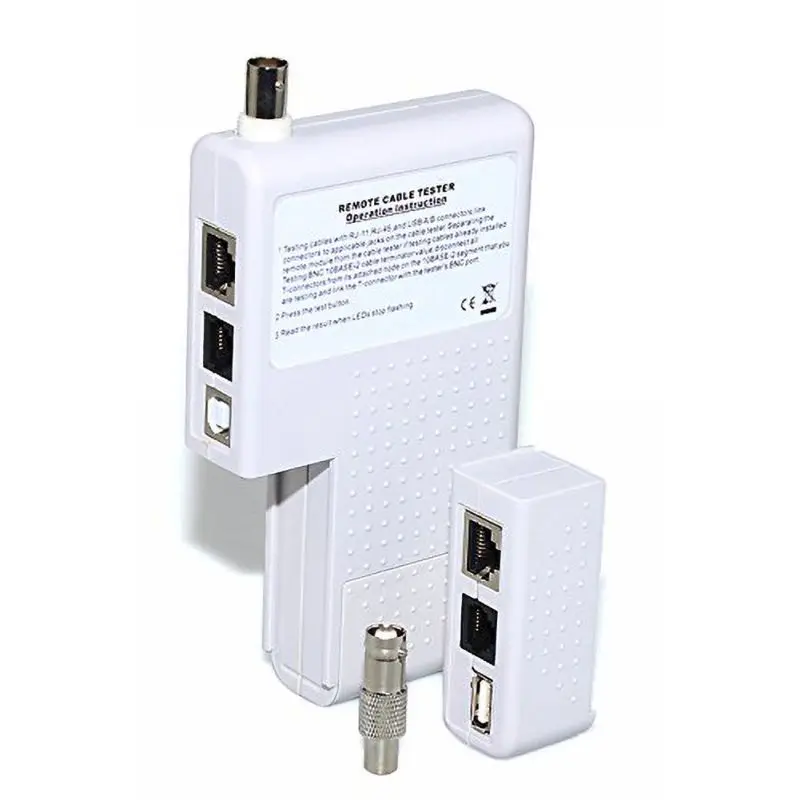 Многофункциональный дистанционный сетевой кабель тестер Rj11/Rj45/USB/BNC LAN кабель Cat5 Cat6 тестер проводов