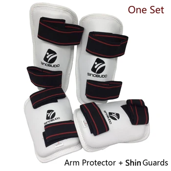 

Taekwondo arm shin Guards kick boxing protector Sanda taekwondo boxing Leggings Ankle protection for MMA Muay thai shin pads