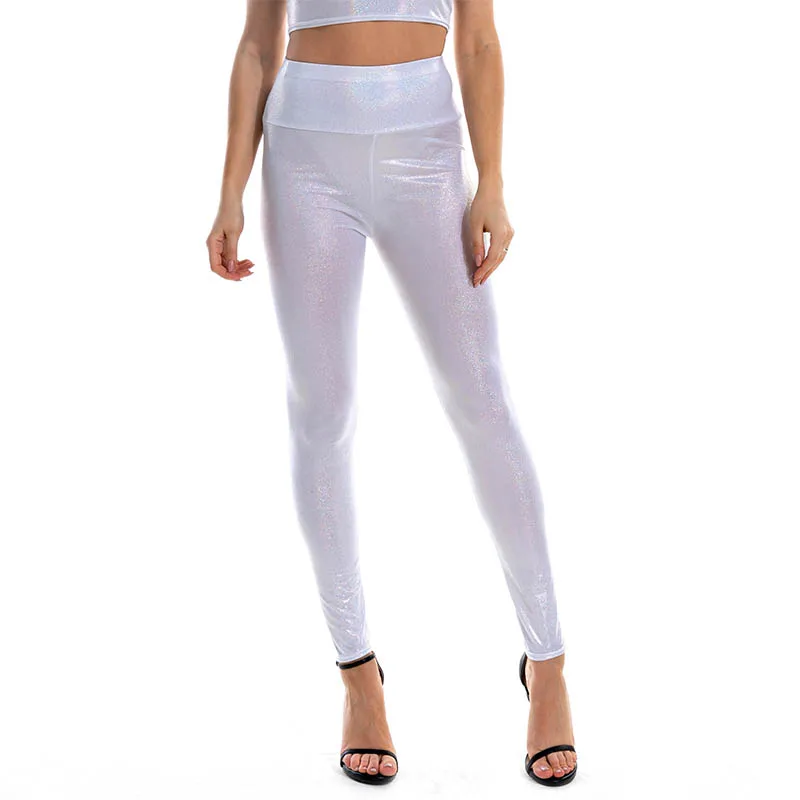 Shiny Metallic Holographic Stretch 