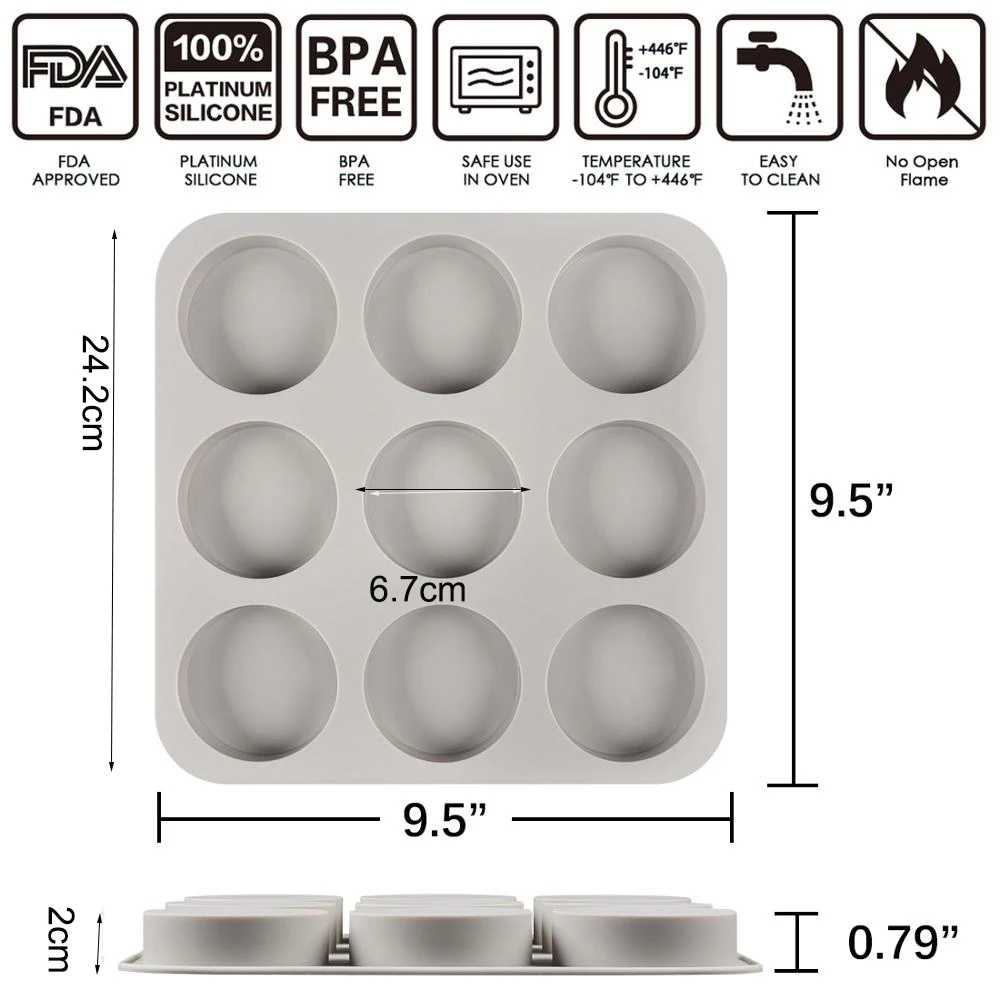SILIKOLOVE 9 Полость вокруг мыла, формы для изготовления мыла ручной работы, 3D силиконовые формы для домашнего мыла, бытовые инструменты