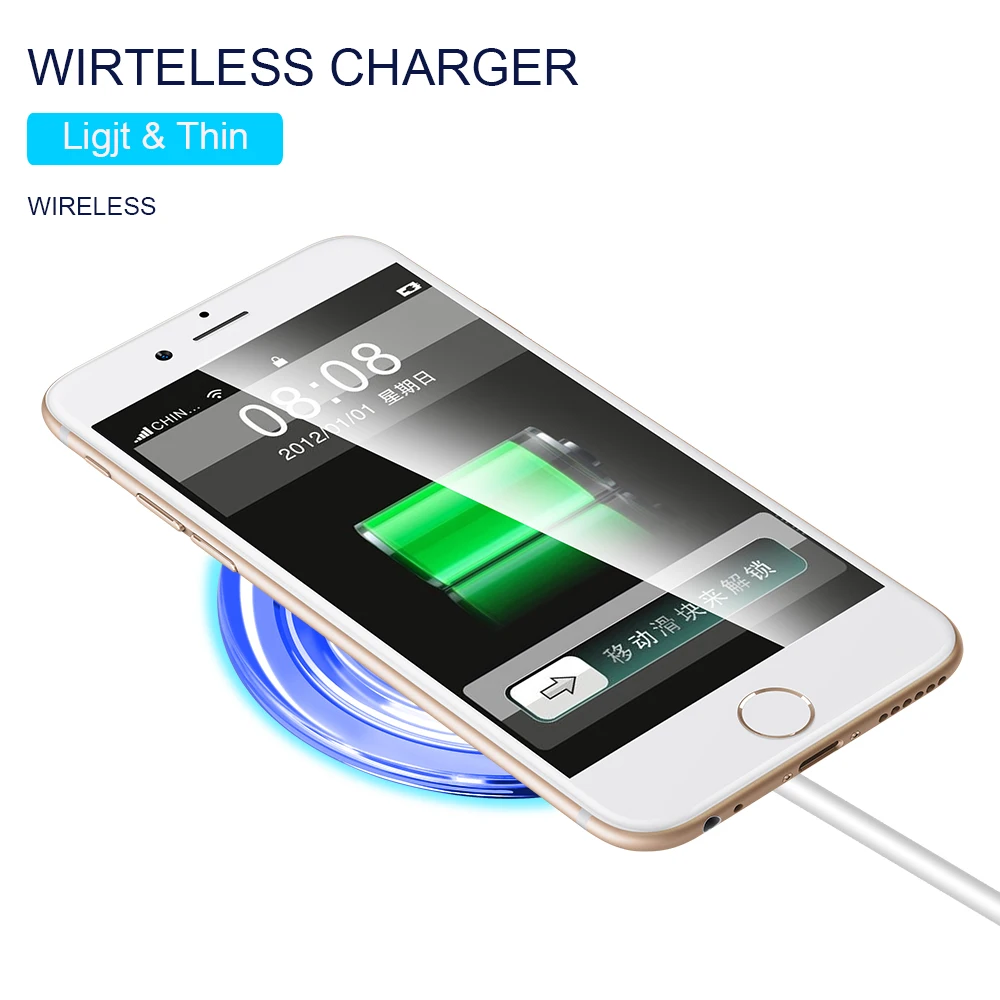 10W Fast Wireless Charger For Samsung Galaxy S10 S9/S9+ S8 Note 9 USB Qi Charging Pad for iPhone 11 Pro XS Max XR X 8 Plus