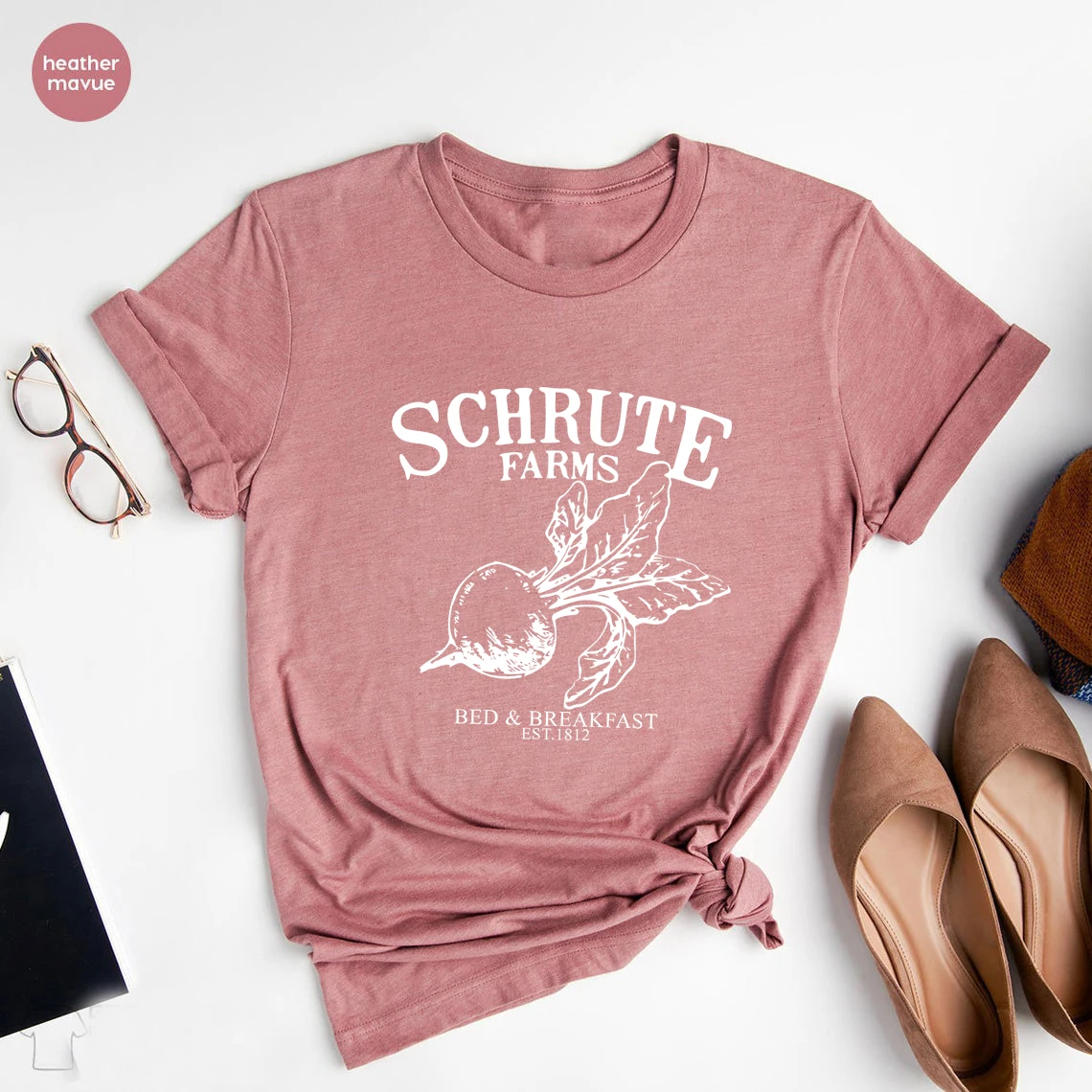 

Schrute Farms Shirt Schrute Farms Bed and Breakfast T-shirt Funny Dwight Tee Dwight Office Top