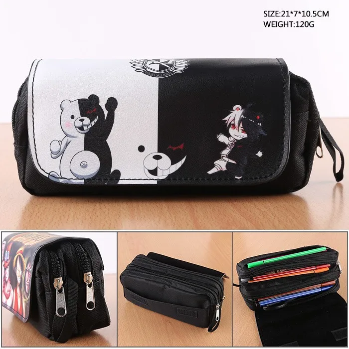 

Naruto Related Products Anime Pencil Case Students Pencil Case One Piece Dragon Ball Death Note Color Canvas Pen Bag
