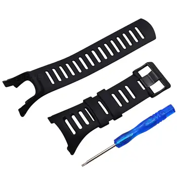 

50pcs For SUUNTO T1 T1C T3 T3C T3D T4C T4D Rubber Watch Band Black Wrist Strap