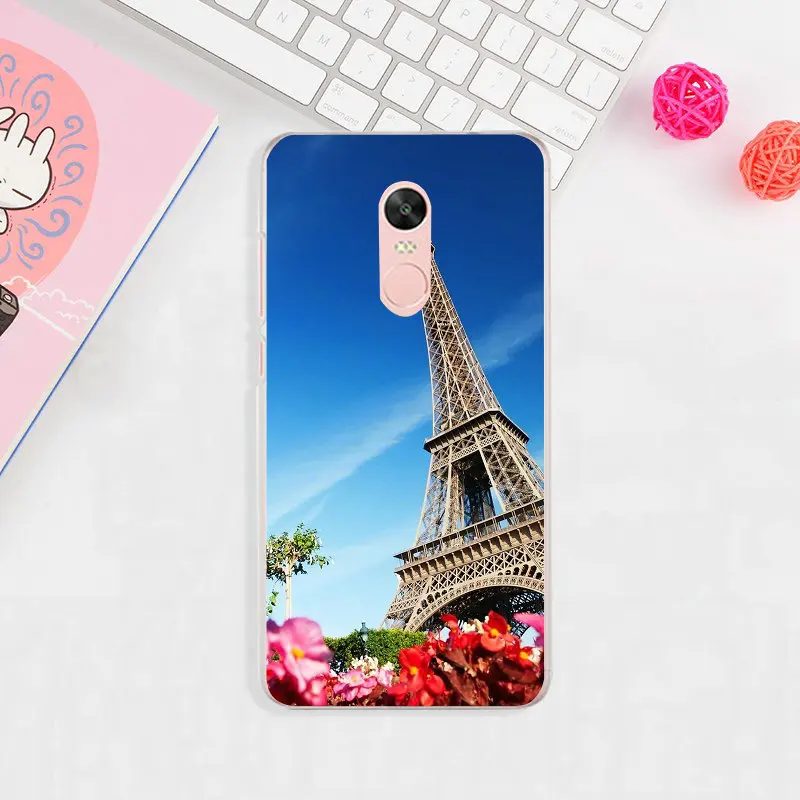 Бесплатная доставка Эйфелева башня боке Франция Paris для Xiaomi Redmi Mi Note 2 3 3S 4X 4A 5 6 5S 5A 8