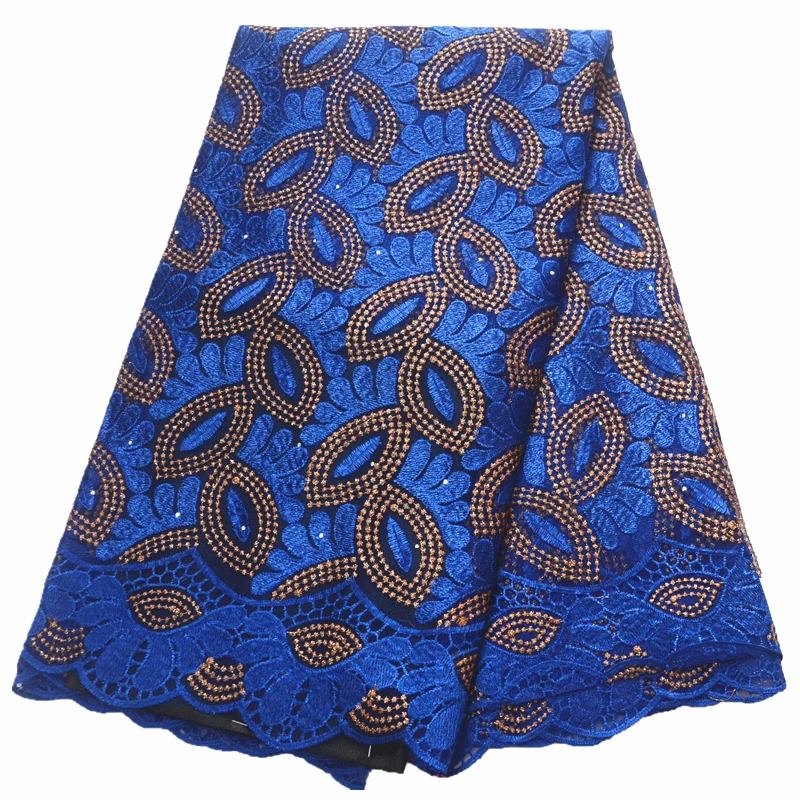 

latest 2019 blue french lace fabric with stones 5yards per piece african lace fabric african fabric nigerian lace fabrics