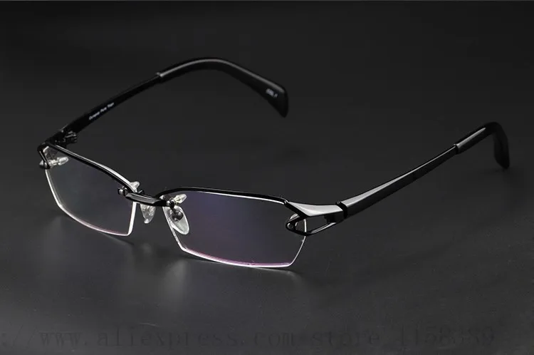 Оправа для очков из чистого титана, очки для мужчин по рецепту, оптические очки для близорукости, оправа для мужских очков