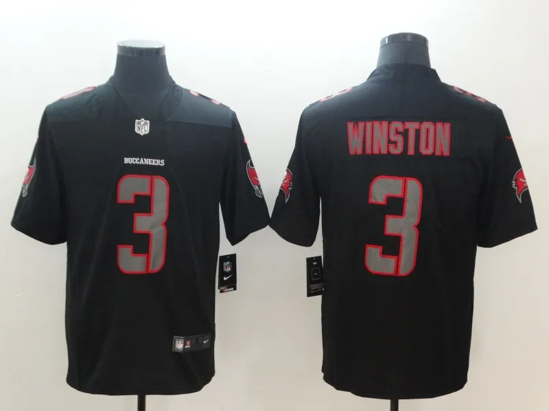 AS PICTURE Сшитые мужские футболки Tampa Bay Mike Evans Kwon alexer Jameis Winston GERARD McCoy - Цвет: AS PICTURE