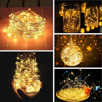 

USB String Light Outdoor Fairy Light Long Life Holiday Festive Decoration Portable Safety Home Party Decorative Garland Lights