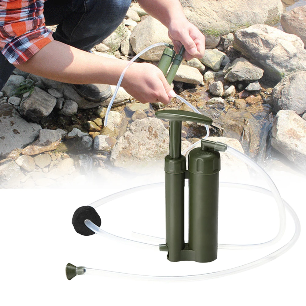 Мини-очиститель для кемпинга, туризма, ультра-светильник, многофункциональный керамический очищающий стерилизационный фильтр для воды