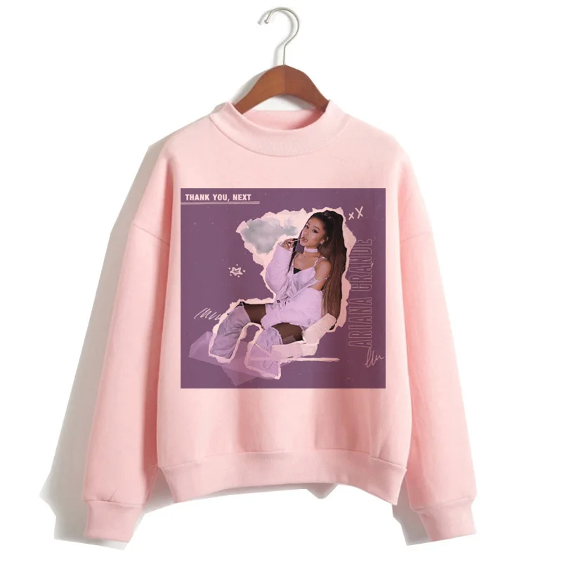 Ариана Толстовка "Гранде" 7 колец для женщин kawaii Graphic harajuku Толстовка спасибо следующий пуловер Женская одежда капюшон полиэстер