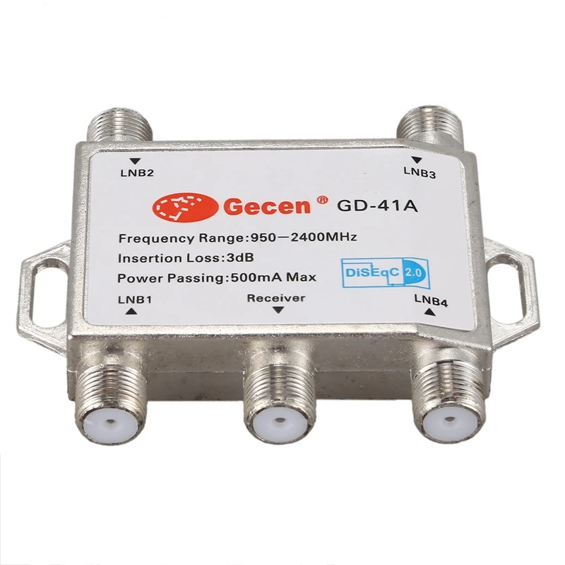 New-950-2400MHz 4 FTA ТВ с lnb конвертером спутникового управления DISEQC переключатель