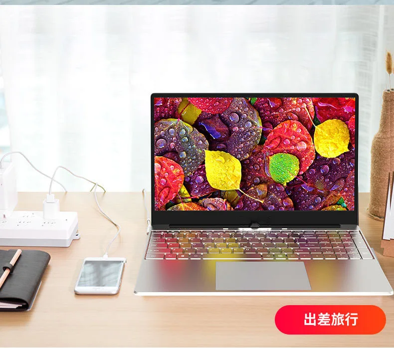 Новое поступление 13,3 дюймов Apollo Lake ноутбук Ультратонкий Золотой металлический чехол Тетрадь ПК