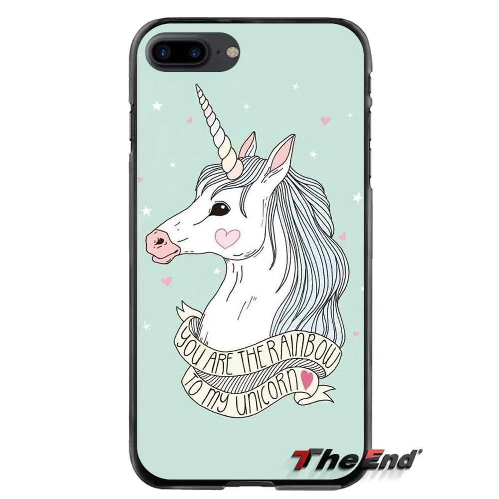 Для Apple iPhone 4 4S 5 5S 5C SE 6 6S 7 8 Plus X iPod Touch 4 5 6 Аксессуары «Единорог» защитный чехол для телефона Чехлы - Цвет: images 1
