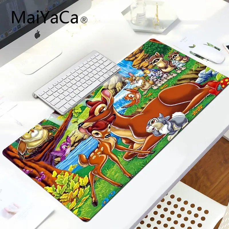MaiYaCa ваши собственные коврики Bambi прочный резиновый коврик для мыши подставка для ноутбука игровой шкафчик мыши коврик для мыши игровой коврик для мыши