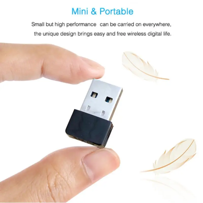 Мини USB WiFi адаптер MT7601 150 Мбит/с Бесплатный драйвер сетевой адаптер для ПК Ethernet WiFi ключ сетевая карта Antena WiFi приемник