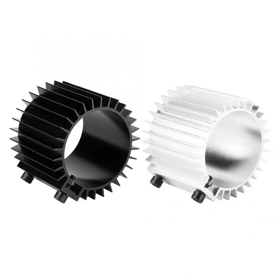Gorgeri Black Silver Car Engine Oil Filter Cooler/Heat Sink Cover/Cap Aluminum Alloy Kit Silver 