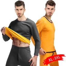 Зимняя пара предупреждающий комплект термобелья для женщин мужчин многослойная одежда Кашемир бархат толстые утеплённые длинные кальсоны плюс размер XXXL