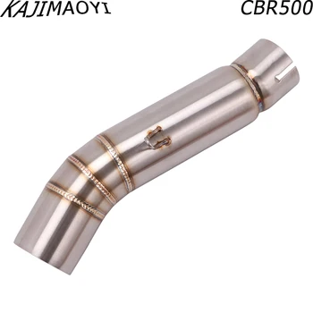 

Motorcycle Exhaust CB500F CB500X CBR500 CB300F CB300X CBR300 middle Connecting Pipe Motorbike Muffler Escape Link Pipe Adapter