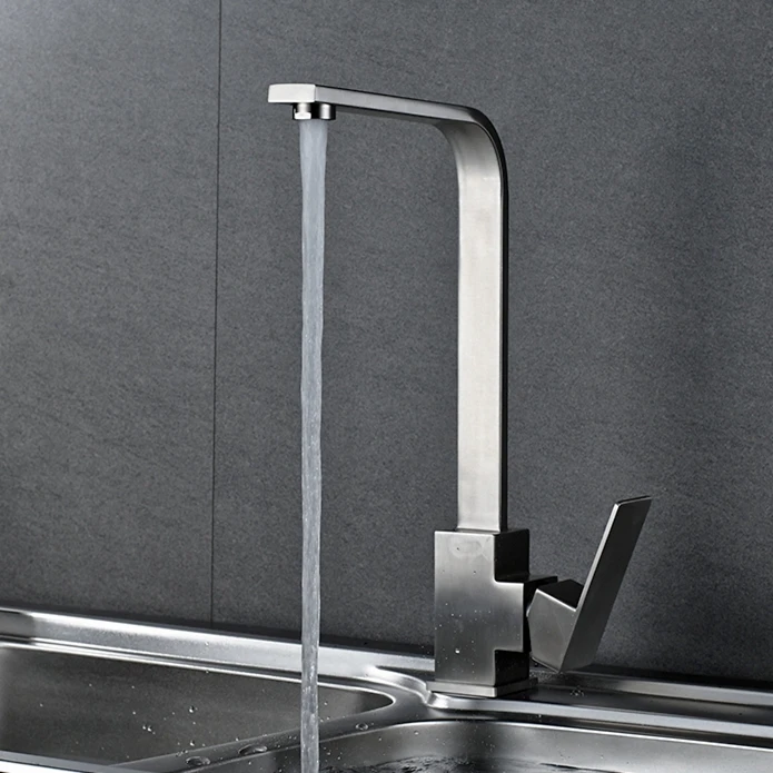  Vidric SUS304 Stainless Steel Kitchen Faucets + Hose Kitchen Sink Faucet 360 Rotate Swivel Faucet M - 4000286749821