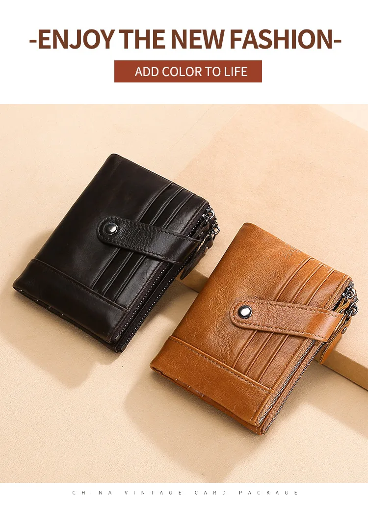 Новинка, топ, Ретро стиль, натуральная кожа, billeteras para hombre, кошелек для денег, Rfid, защита ID, держатель для карт, карман для монет, тонкий кошелек