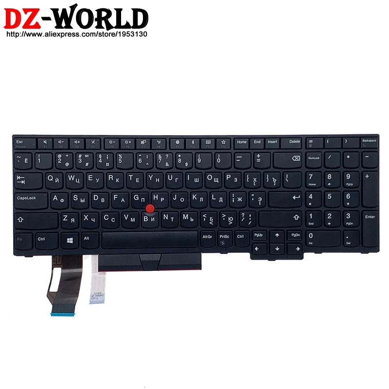 Nuova Tastiera Russa Ru Originale Per Lenovo Thinkpad E580 E585 E590 E595 T590 P53S L580 L590 P52 P72 P53 P73 Laptop 01Yp662