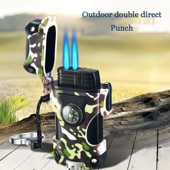 

Torch Lighter Cool Butane Jet Flame Windproof Lighter Survival Fire Starter Dropship Suppliers Military Gadgets