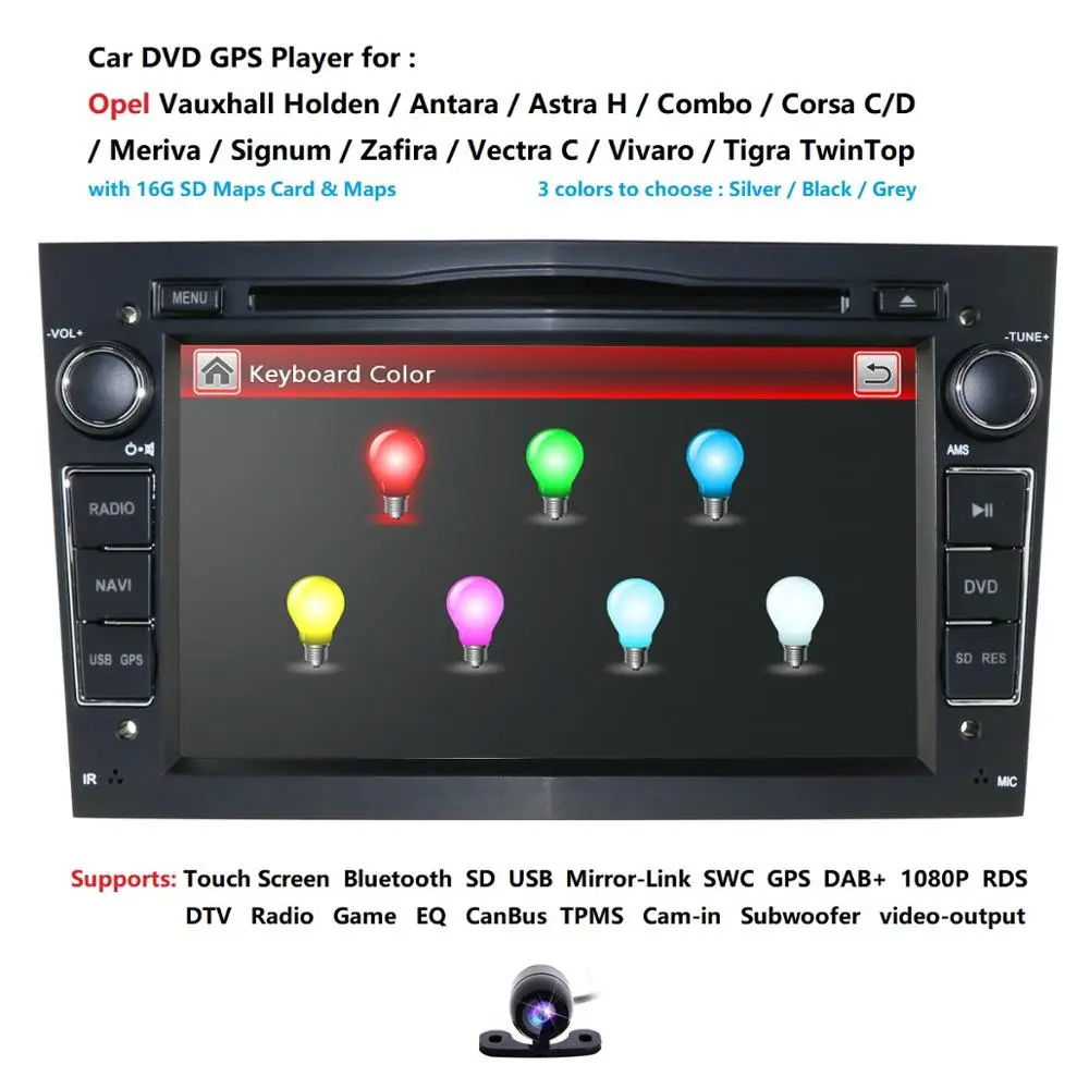 

Car Multimedia Player GPS 7 inch 2 Din DVD Automotivo For OPEL/ASTRA/Zafira/Combo/Corsa/Antara/Vivaro Radio FM/AM RDS SWC Audio